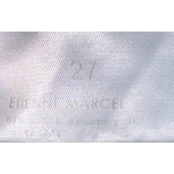 Etienne Marcel Patchwork Jean Shorts Women's Size 27 Hot Pants Blue Low Rise - Picture 10 of 10